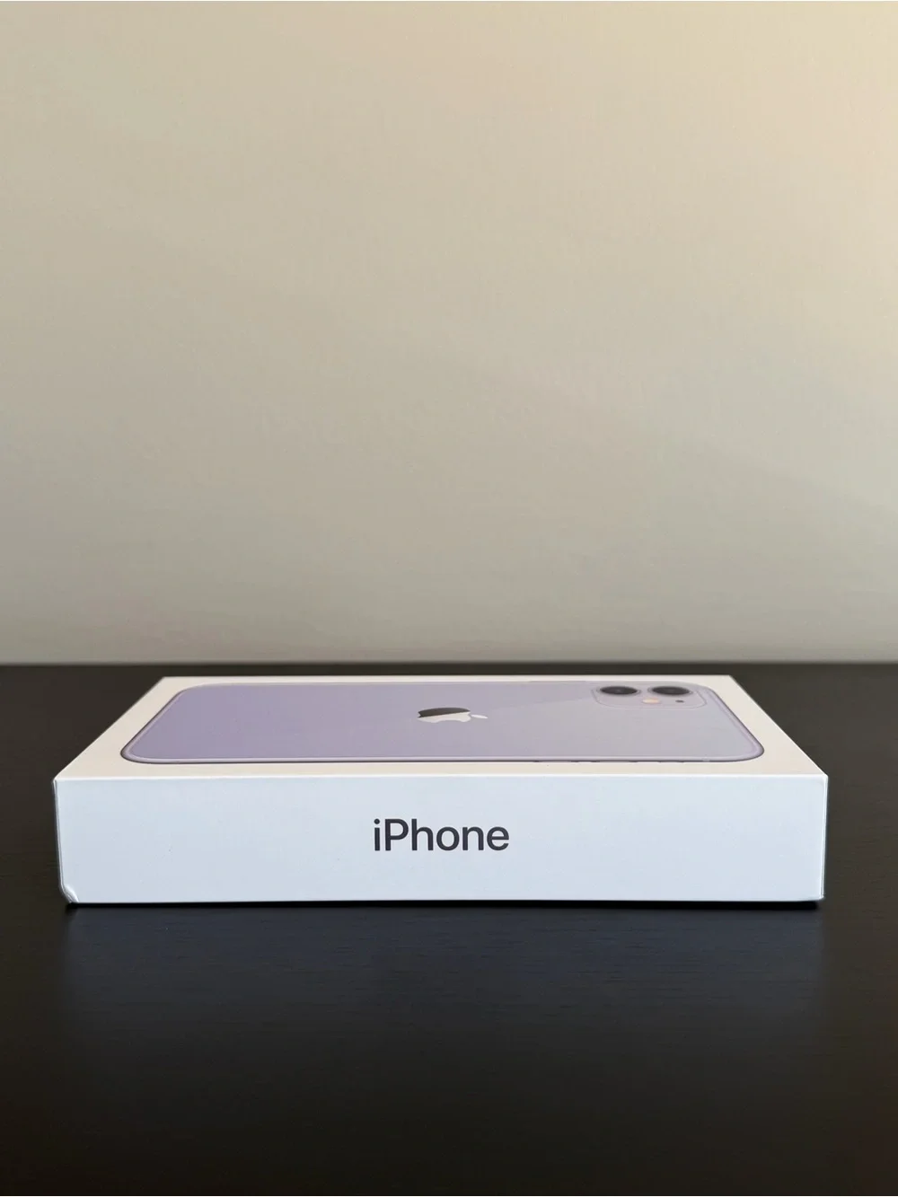 Apple iPhone 11 Purple Retail Box Only w/ Inserts & SIM Tool 64GB - NO PHONE